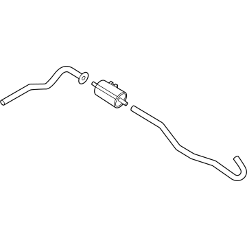 Nissan 14912-6LB0B Hose-Anti Evaporation Control