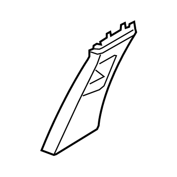 BMW 51-43-7-470-649 COVER, B-COLUMN UPPER LEFT