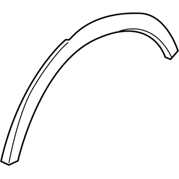GM 19256097 Wheel Opening Molding