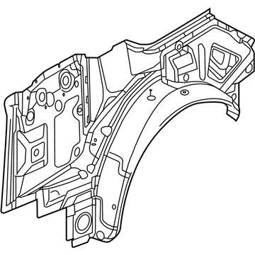 GM 13418907 Inner Quarter Reinforcement