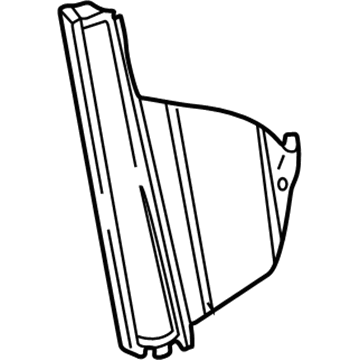 BMW 51-16-8-225-581 Left Rear Door Sun Blind
