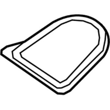 Hyundai 85313-B1000 Plate-Map Lamp