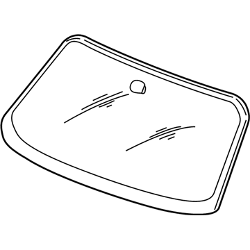 Honda 73111-S2A-A01 Glass Set, Front Windshield (Green) (Agc)