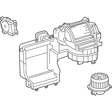 Toyota 87130-07071 Case Assembly