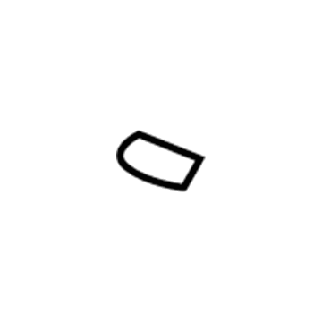 Nissan 72714-EN00A SPACER - Glass, A