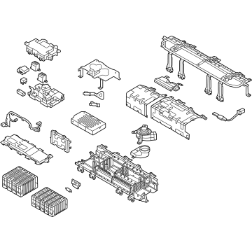 Hyundai 37501-P0000 BATTERY SYSTEM ASSY