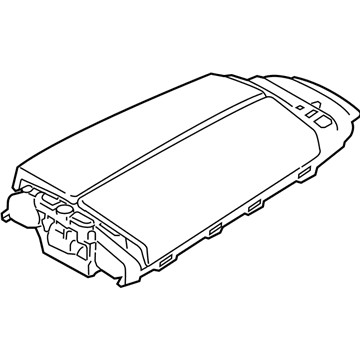 BMW 51-16-7-845-764 Armrest, Leather, Front Middle