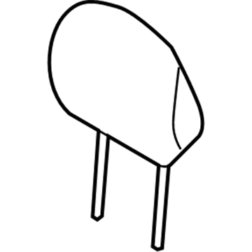 Kia 887002J100ABL Headrest Assembly-Front Seat