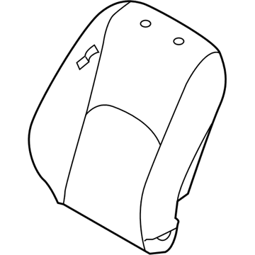 Kia 883602J360ACG Front Seat Back Driver Covering