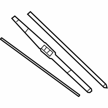 Hyundai 98850-H9000 Wiper Blade Assembly Rear