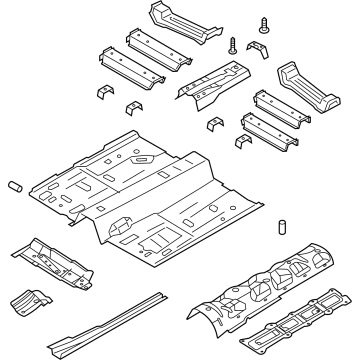 Ford LX6Z-7811135-Z PAN ASY - FLOOR