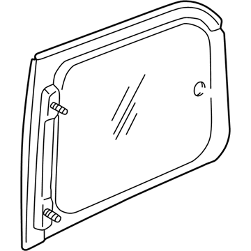 GM 12457560 Window Asm, Body Side Rear <Use 1C4J 2200A>