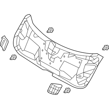 Hyundai 81750-A5000-RY Panel Assembly-Tail Gate Trim