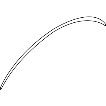 BMW 51-13-7-484-579 WHEEL ARCH TRIM PRIMED REAR:517182