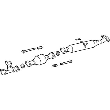 Toyota 17420-0P310 Converter & Pipe