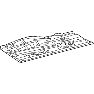 Lexus 58112-24050 Pan, Front Floor, LH