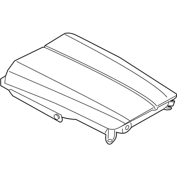 BMW 51-16-9-171-267 Armrest, Leather, Front Middle