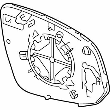 Toyota 87931-0A150 Mirror Glass