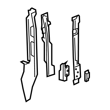 GM 84482493 Rear Pillar