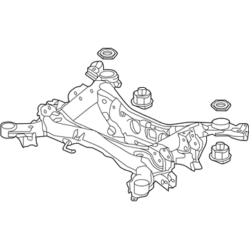 Acura 50300-TRX-A01 Sub-Frame Assembly, Rear Suspension
