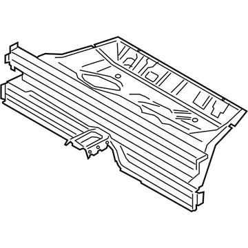 BMW 41-00-7-402-278 FLOOR PANEL, REAR