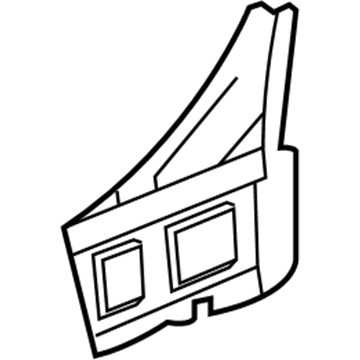 GM 23348266 Lower Pillar Reinforcement
