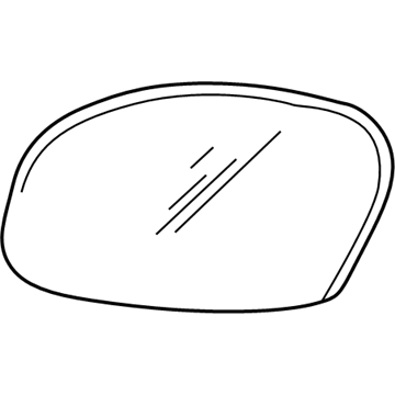 Ford YF1Z-17K707-AA Mirror Glass