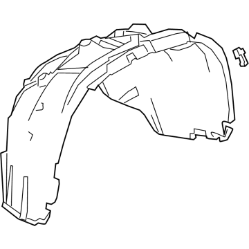 GM 84533746 Fender Liner