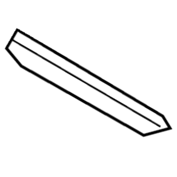 Honda 71102-TM8-A00 Garnish, R. FR. Bumper Side