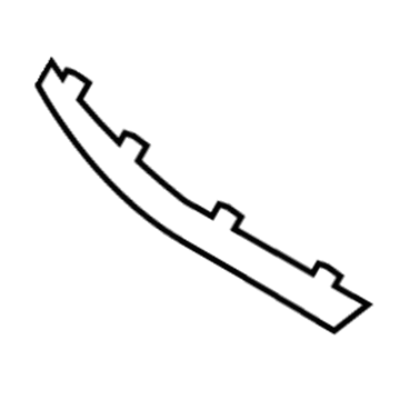 Honda 71111-TM8-A01 Spoiler, Right Front Bumper Air