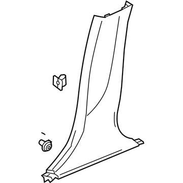 GM 23354904 Lower Center Pillar Trim
