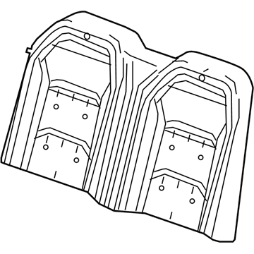 GM 84172651 Pad-Rear Seat Back