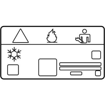 Nissan 27090-6SA0A Label-Caution, Air Conditioner