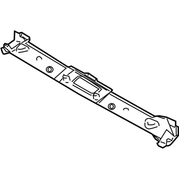 Nissan 73975-EV01B Finisher Assy-Roof, Front
