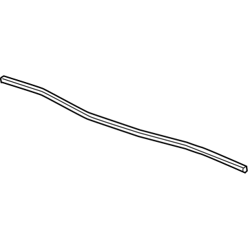 Honda 74143-TA0-A00 Rubber, RR. Hood Seal