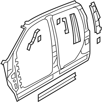 Mopar 68605184AA PANEL-BODY SIDE APERTURE INNER CO