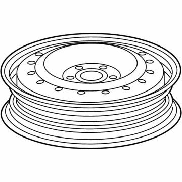 Honda 42700-TK8-A31 Disk, Wheel (17X4T) (Black) (Topy)