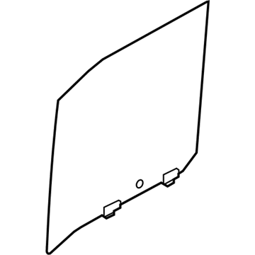 Nissan 82300-1FA0B Glass Rear Window RH