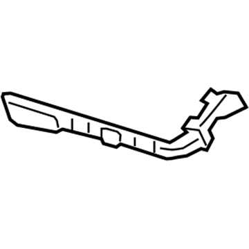 Lexus 52157-06060 Support, Rear Bumper Side