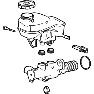 GM 19431944 CYLINDER ASM, BRK MAS