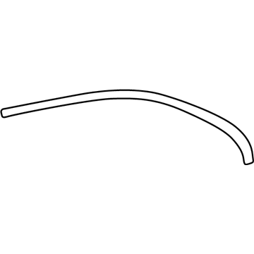 Hyundai 86382-25001 Tape-Rear Door Black Frame Upper, LH
