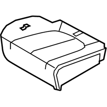 Kia 892001D050463 Cushion Assembly-Rear Seat