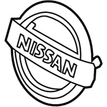 Nissan 62890-3VA0A Front Emblem