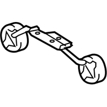 Toyota 17508-0P010 Rear Muffler Rear Bracket