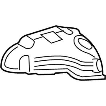 Lexus 17168-0P020 INSULATOR, Exhaust Manifold Heat