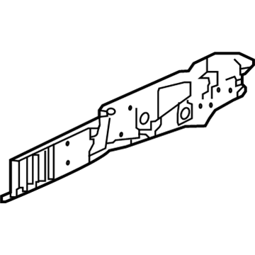 Honda 60912-T5R-A00ZZ Plate, L. FR. Side Back