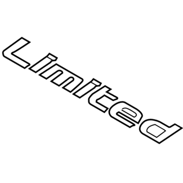 Hyundai 86318-F2100 Limited Emblem