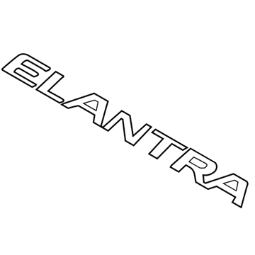 Hyundai 86315-F2000 Elantra Emblem