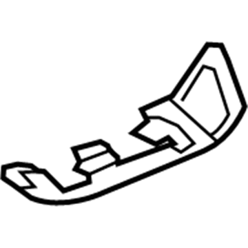 Honda 63223-SZT-G01 Separator, R. Center Pillar (Inside)