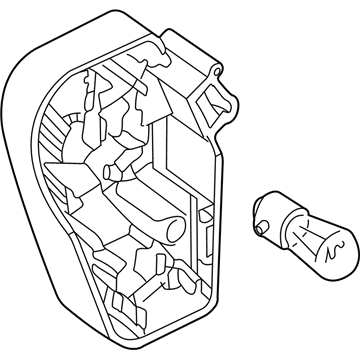BMW 63-21-8-374-807 Bulb Holder, Left